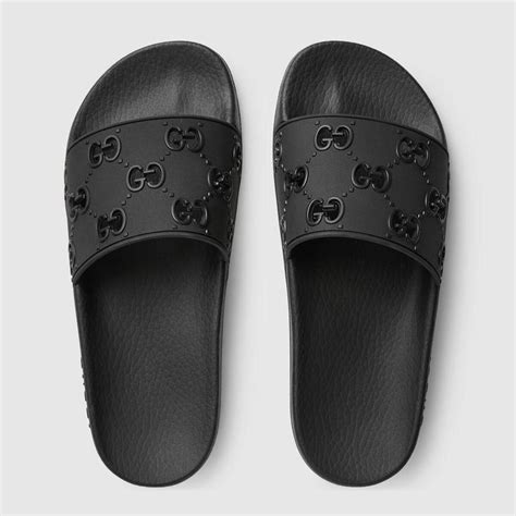 saks gucci slide|Gucci slides holes.